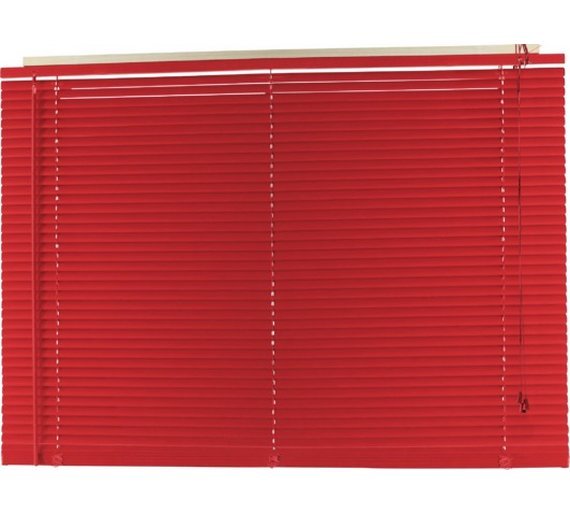 Argos Home PVC Venetian Blind - 3ft - Poppy Red