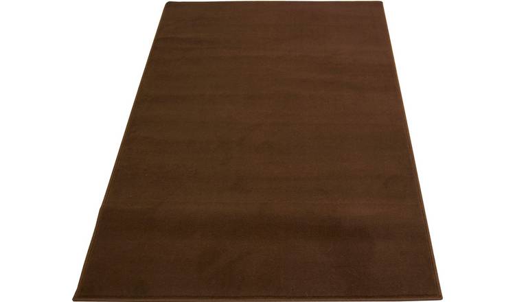 Maestro Plain Short Pile Rug - 120x170cm - Chocolate