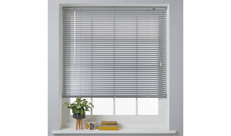 Habitat Aluminium Silver Venetian Blind - 60cm