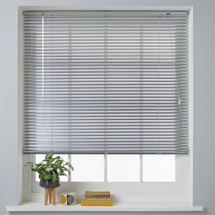 Habitat Aluminium Silver Venetian Blind - 60cm 0