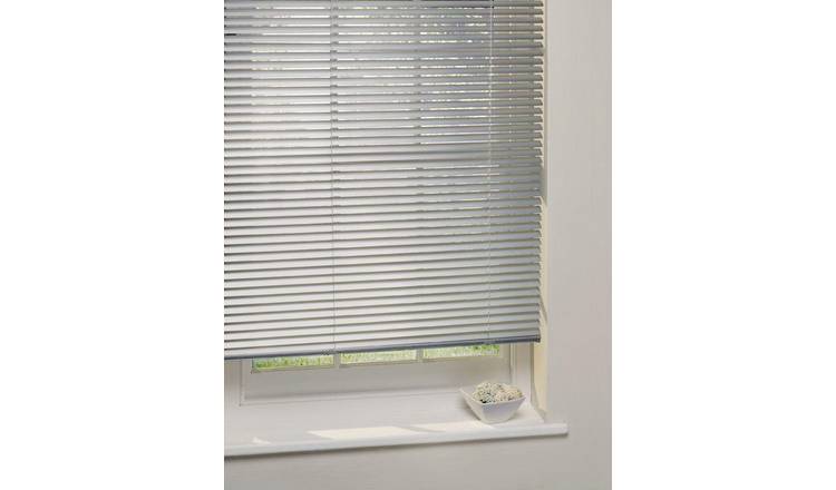 buy argos home 25mm aluminium venetian blind - silver | blinds