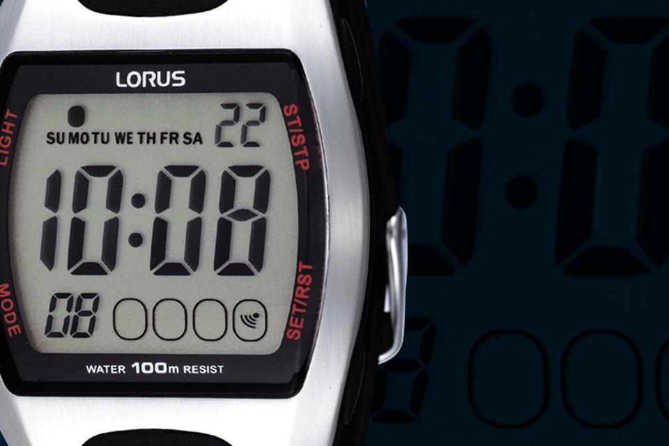 Lorus digital watch.