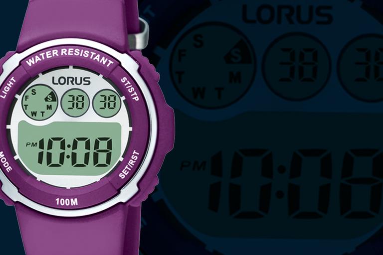 set time on lorus digital watch
