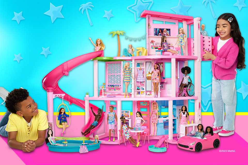 Barbie flipping fun sale gymnast set argos