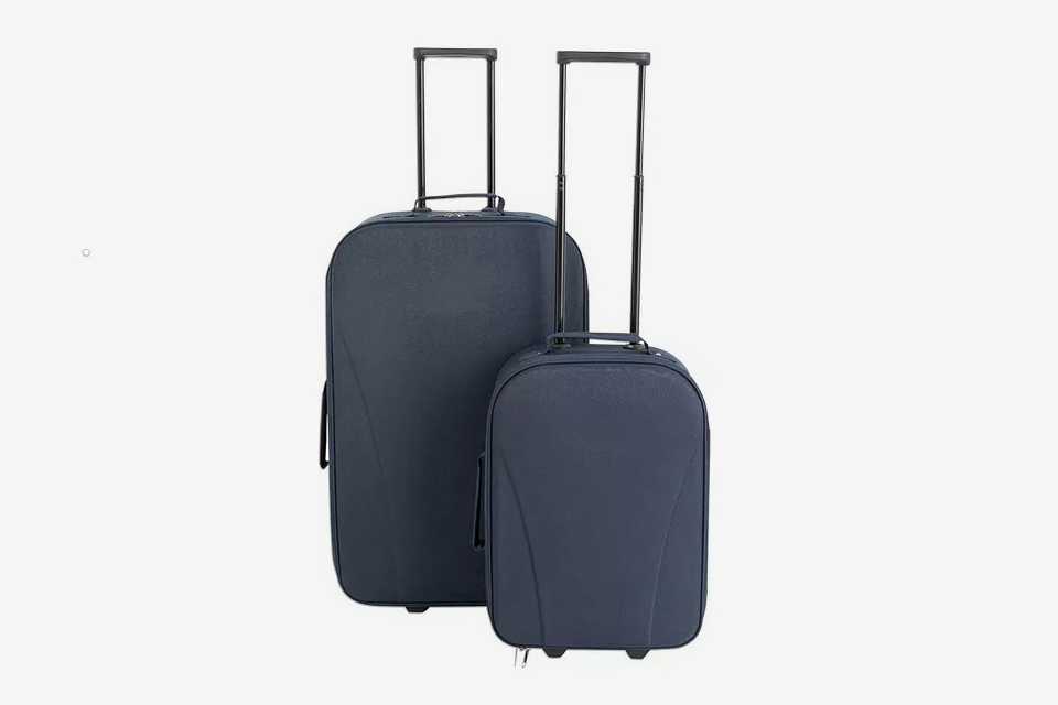 VS COLLECTIONS SOFT Premium Touch Fabric Blue Small Luggage 20
