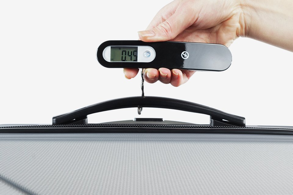 Luggage scales.