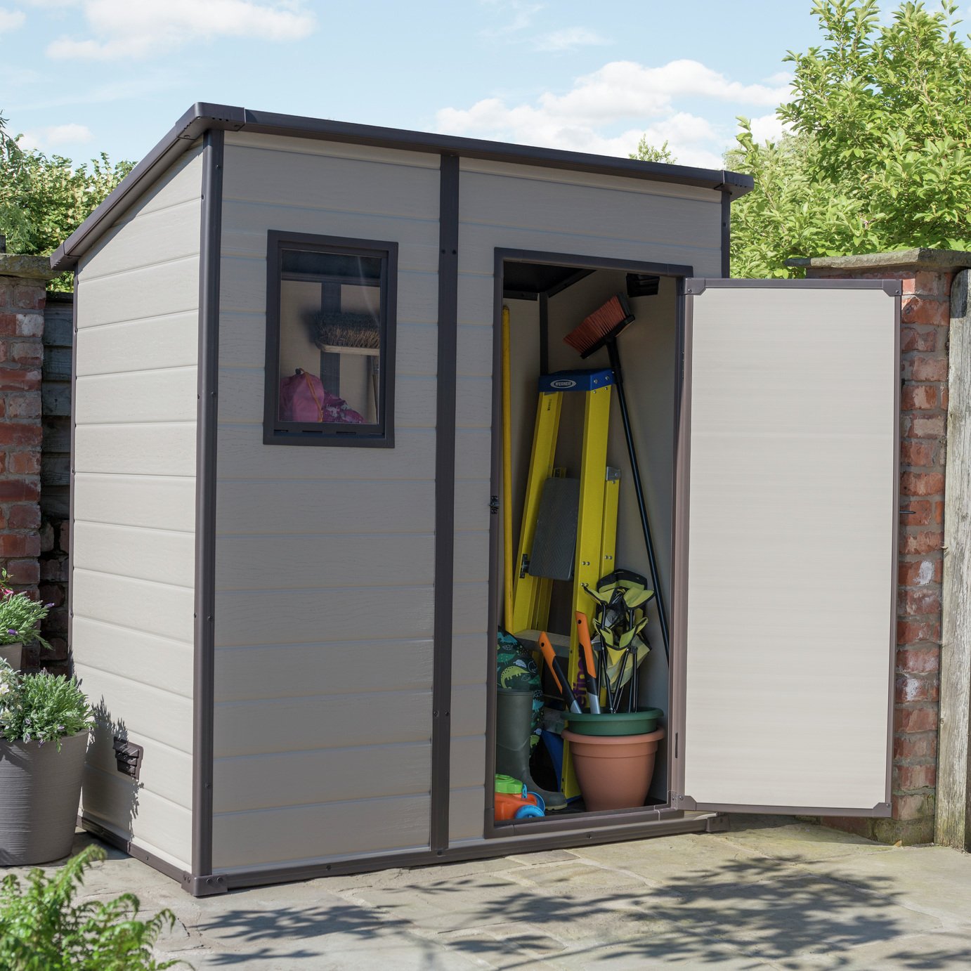Keter Manor Pent Garden Storage Shed 6 x 4ft Reviews Updated October 2023