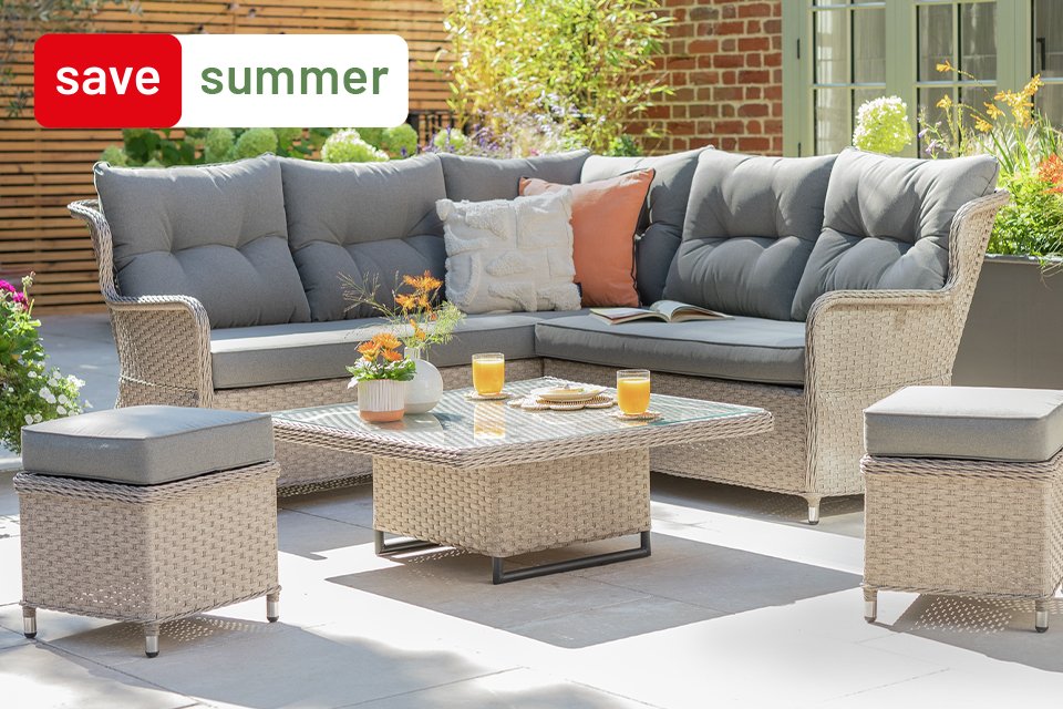 Turn up the Summer. Enjoy up to 25% off selected outdoor living & garden upgrades.