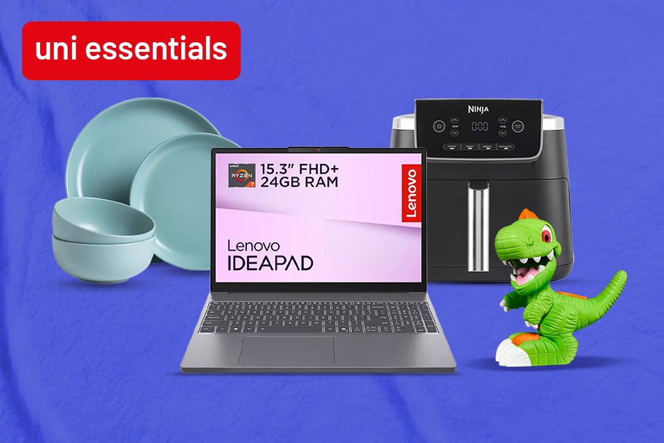 Essential tech to succeed in your studies and social life. Tech that will support you from your first lecture to your final deadline.