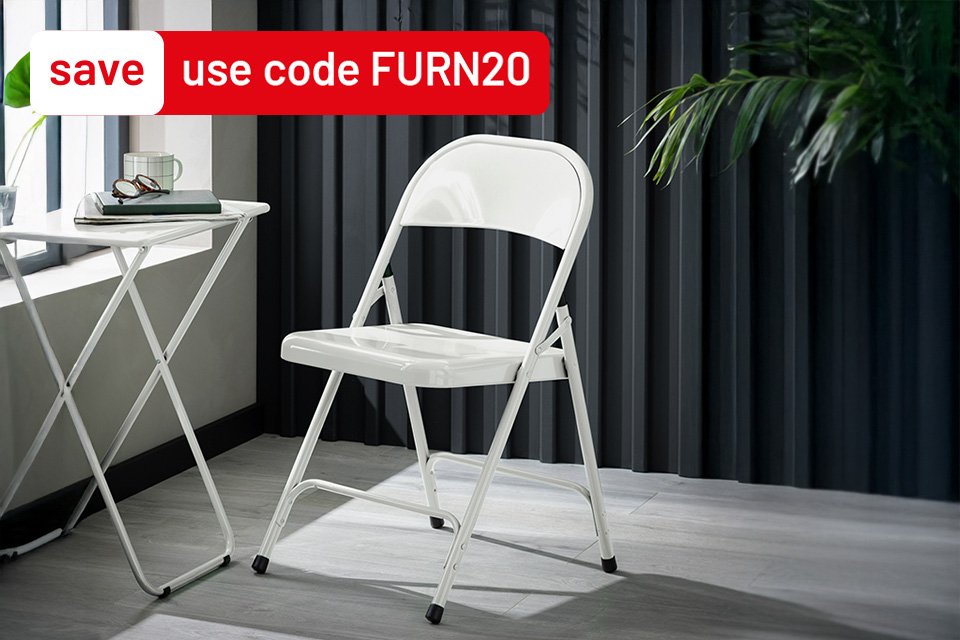 Save 20% on selected dining room furniture on orders over £100. Use code FURN20.