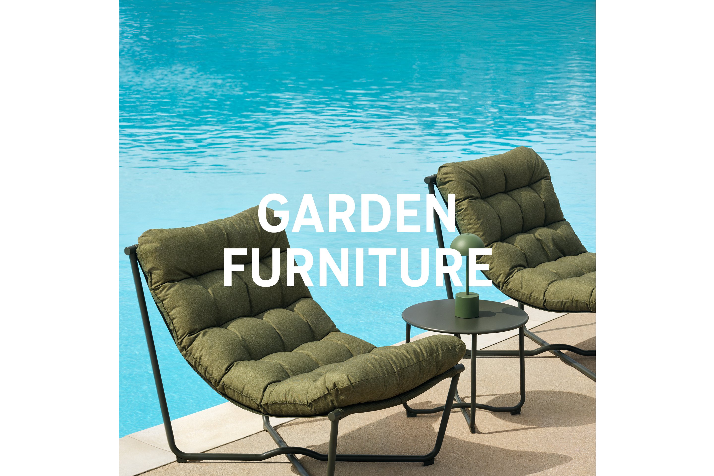 Garden furniture.