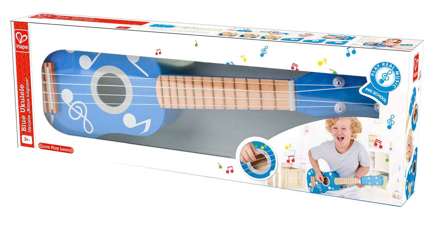 hape ukulele blue