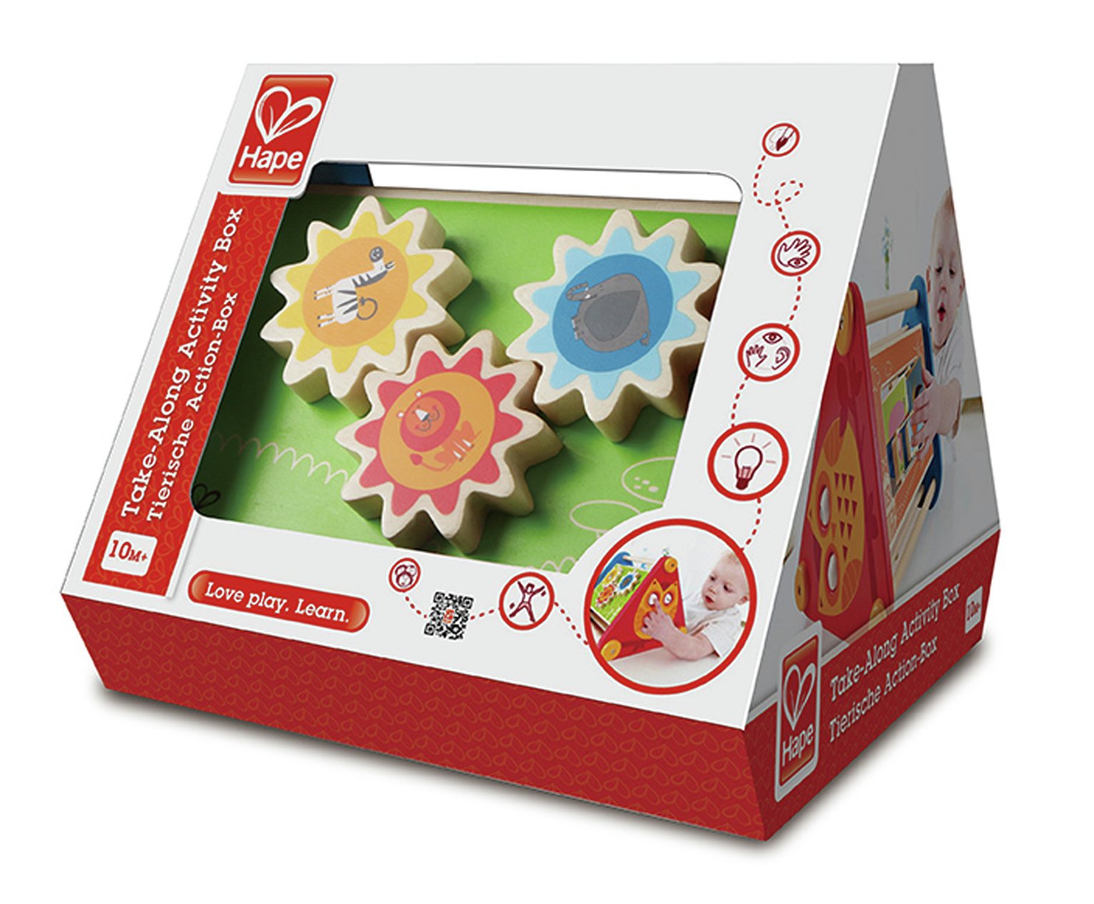 for sale online Hape E0434 Activity Toy Box 