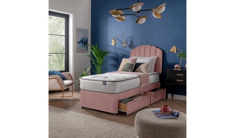 Small single deals divan bed argos