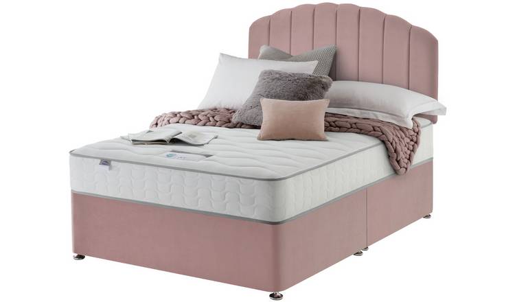 Silentnight Middleton Double Comfort Divan Bed - Pink