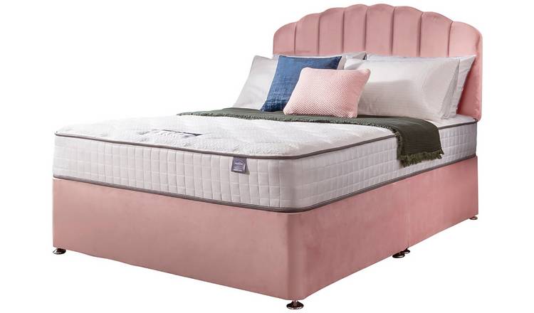 Silentnight Middleton 800 Pkt Memory Double Divan Bed - Pink