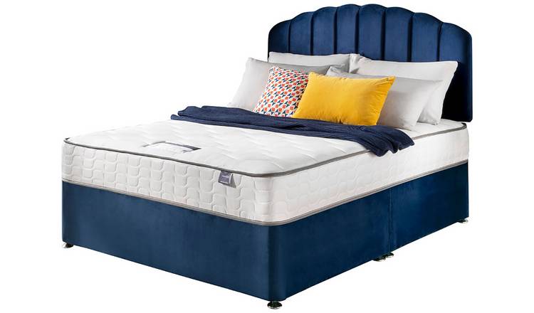 Silentnight Middleton 800Pkt Comfort Kingsize Divan Bed-Blue