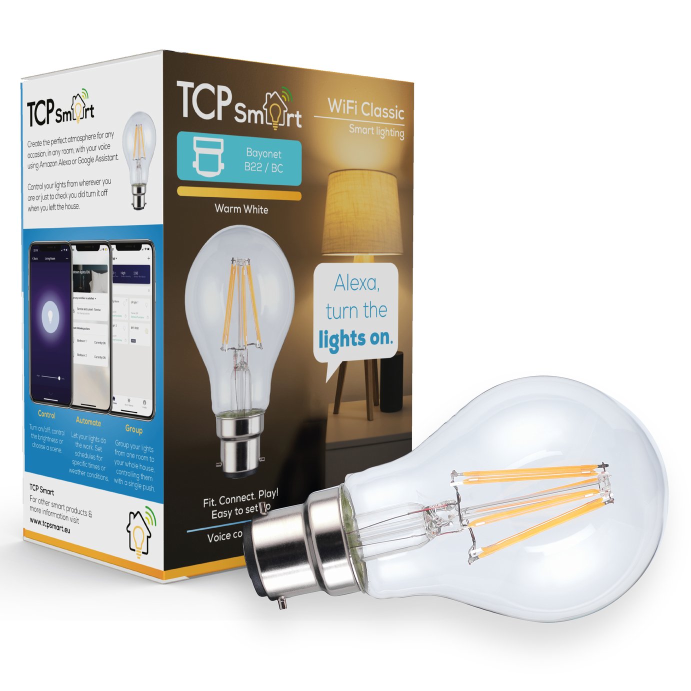 TCP Smart B22 Filament Bulb