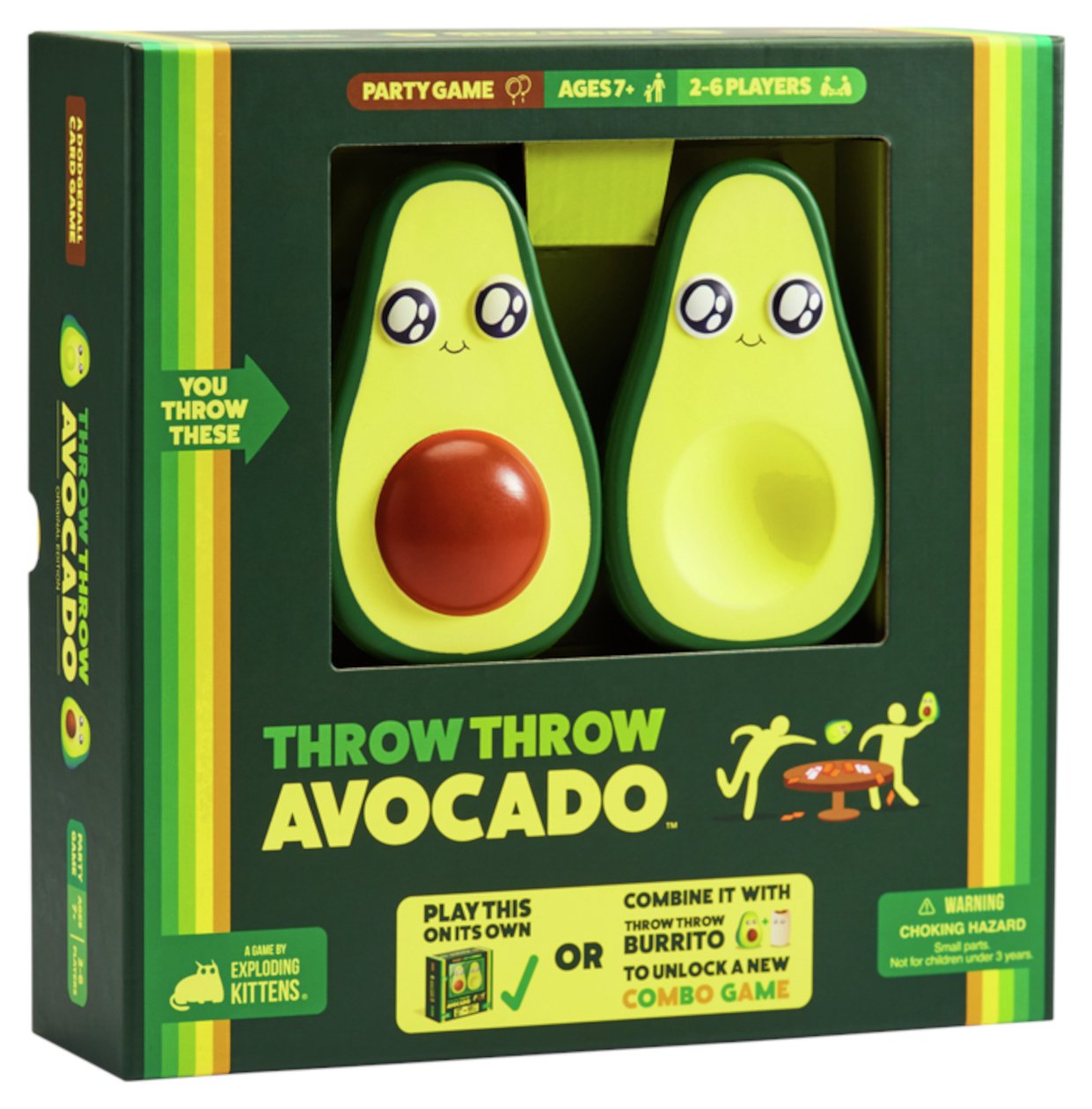 Throw Throw Avocado, A Dodgeball Card Game