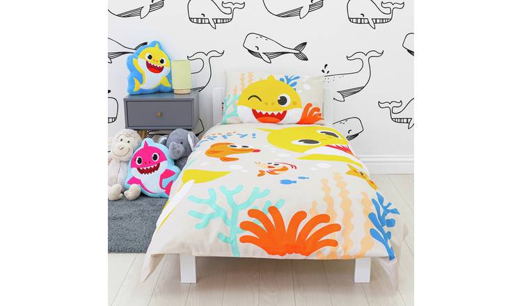 Buy Baby Shark Fintastic Yellow Kids Bedding Set Toddler Kids