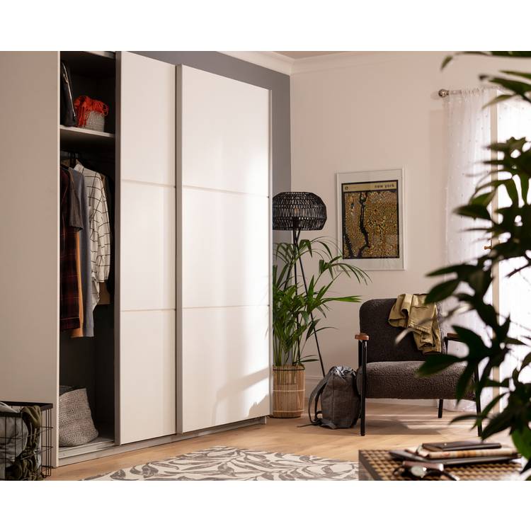 Habitat Holsted Large Sliding Wardrobe - Soft Grey  0