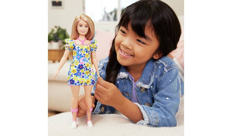 Buy Barbie Fashionista Doll Floral Babydoll Dress 30cm Dolls Argos