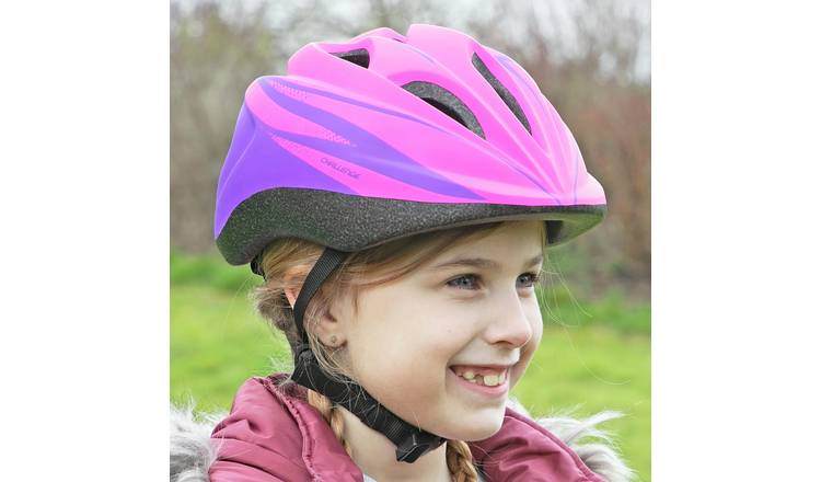 Buy Challenge Kids Bike Helmet Safety Set P Purple 48 52cm