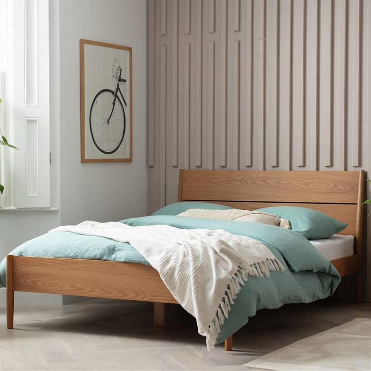 Habitat Scottie Kingsize Bed Frame - Oak 0