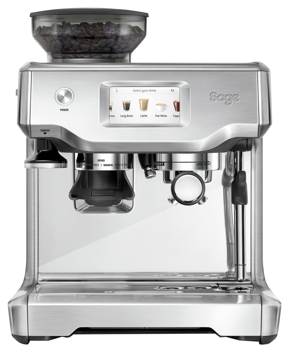 Sage SES880BSS2GUK1 Barista Touch Espresso Coffee Machine 