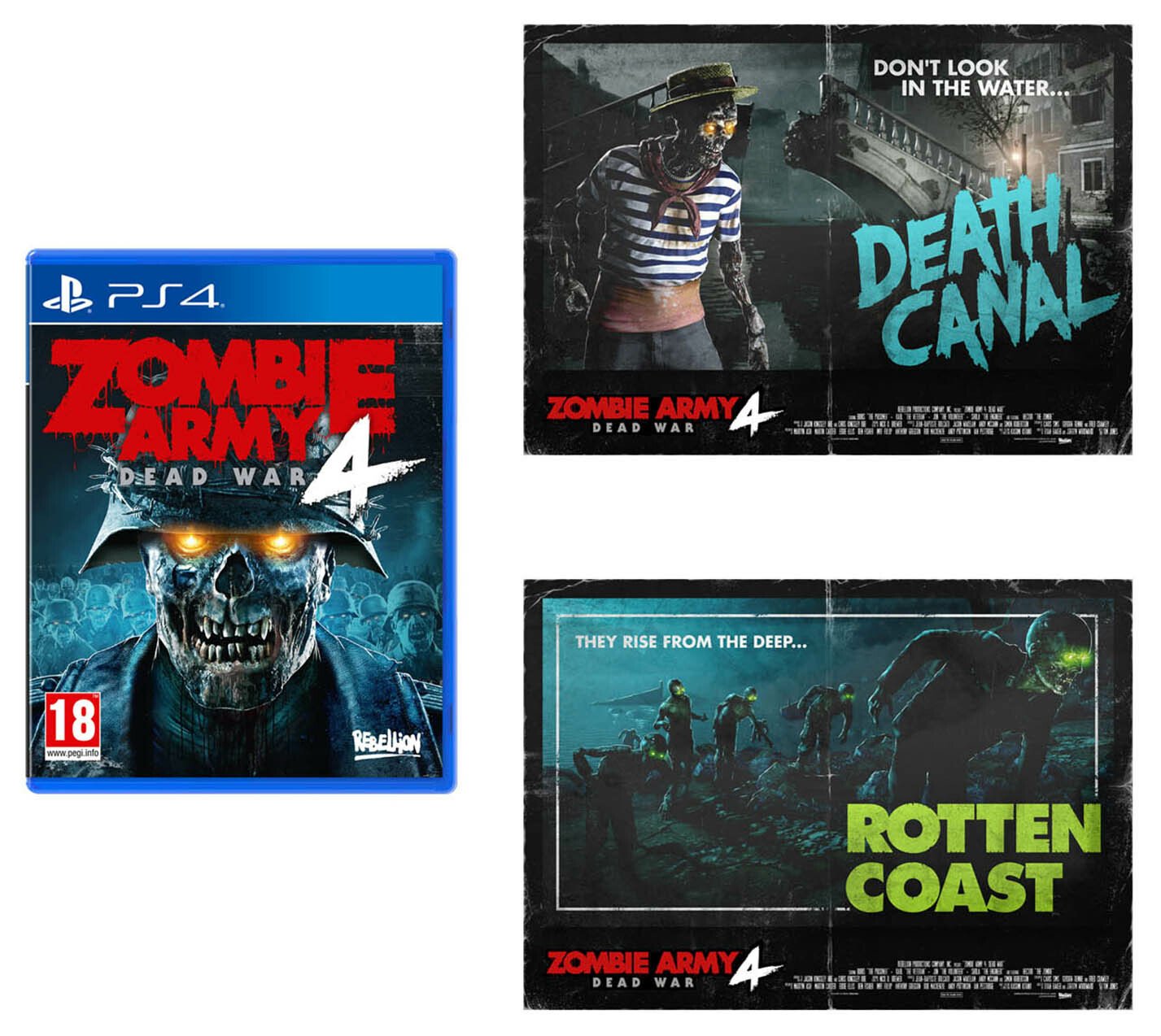 Zombie Army 4 PS4 Game & Poster Bundle Review
