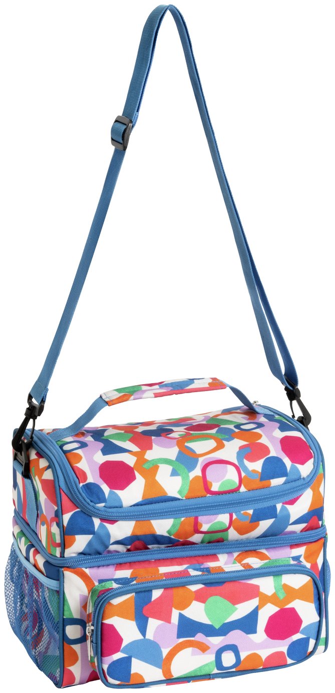 Home Abstract Shape Cool Bag With Compartment