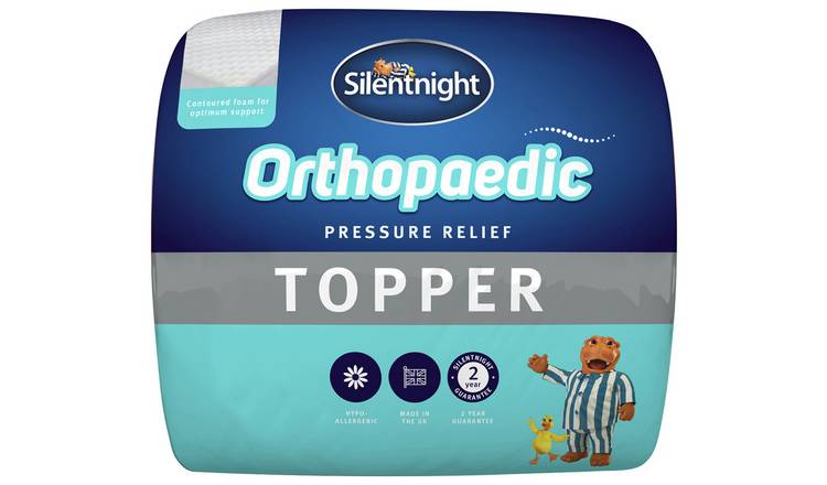Silentnight Orthopaedic Mattress Topper with Cover- Kingsize