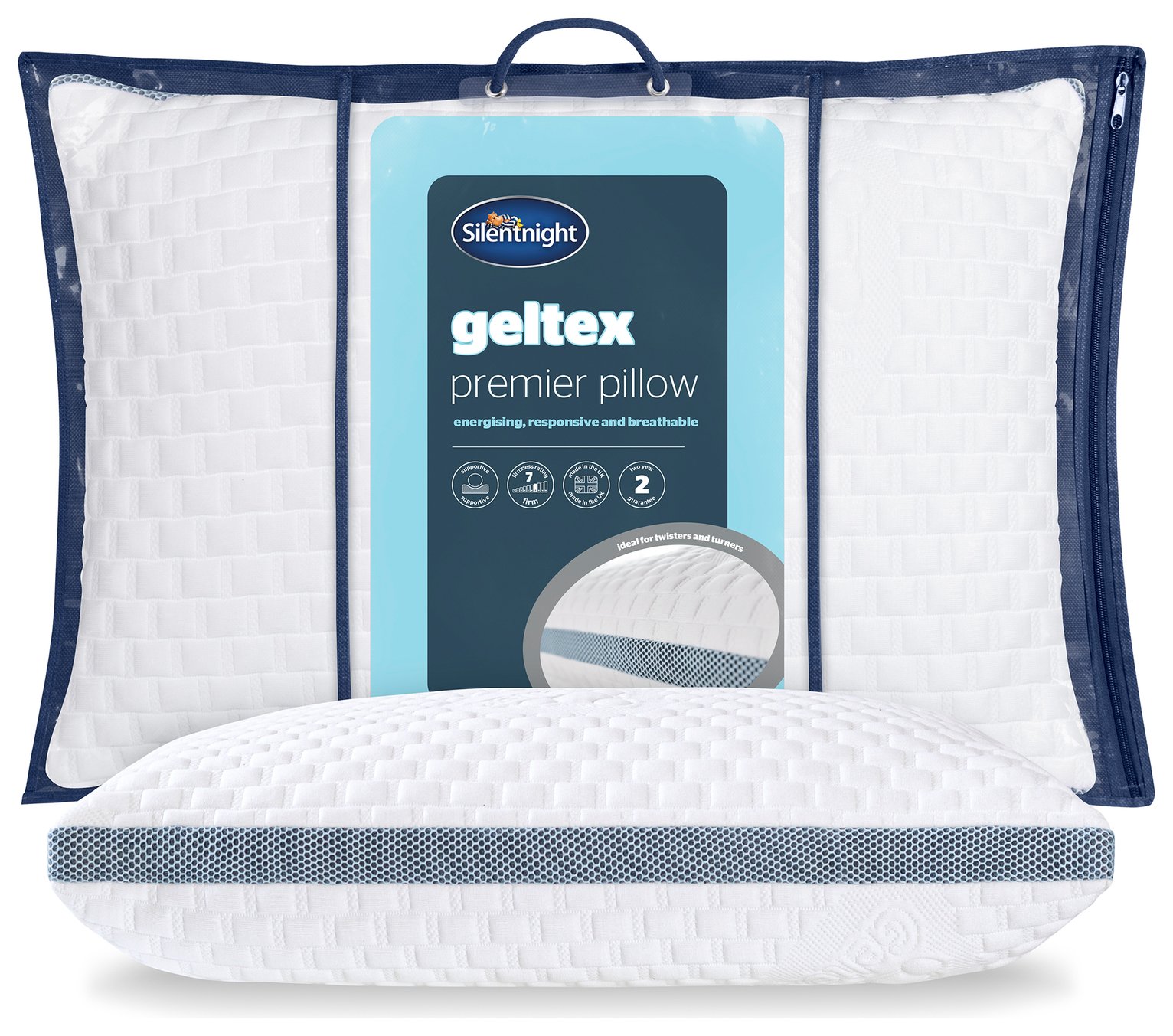 Silentnight Geltex Cooling Medium Firm Pillow