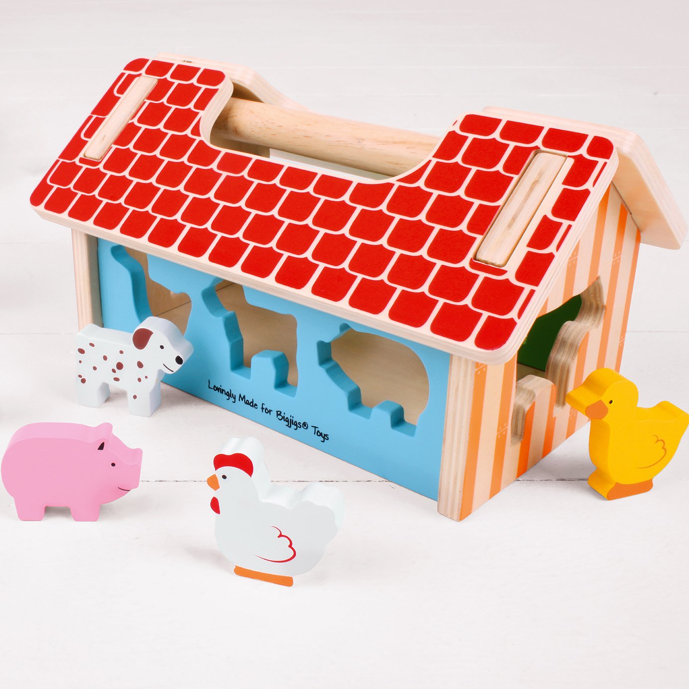 argos wooden shape sorter