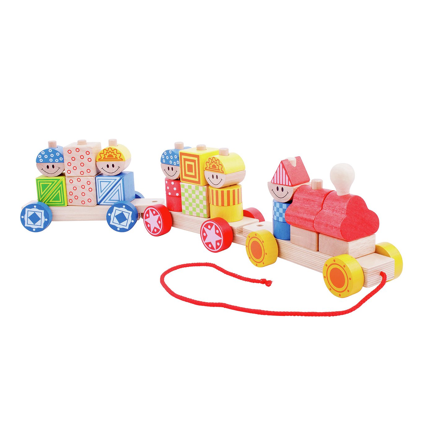 Baby Bigjigs Build Up Train