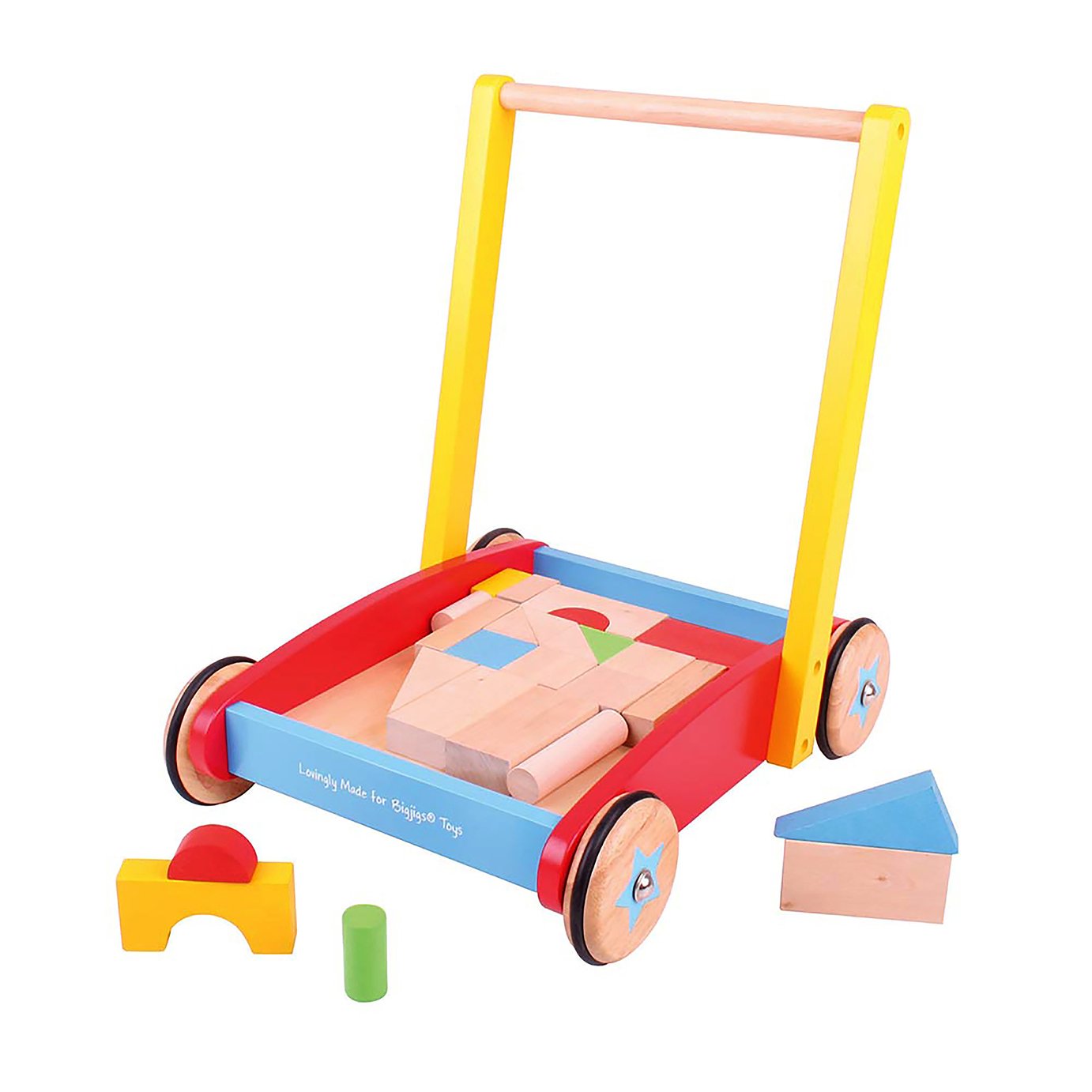 wooden push along toy argos