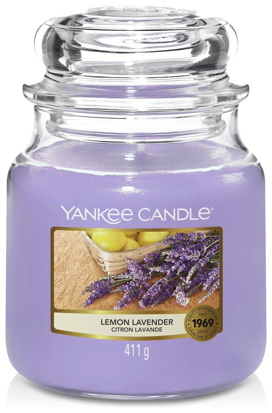 Yankee Candle Medium Jar Candle - Lemon Lavender