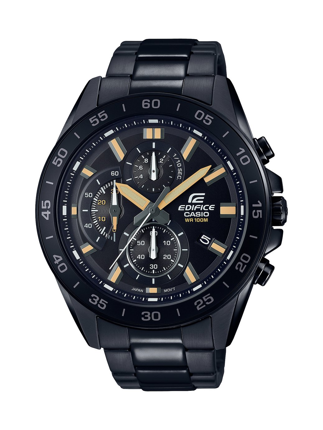 Edifice black and gold hotsell