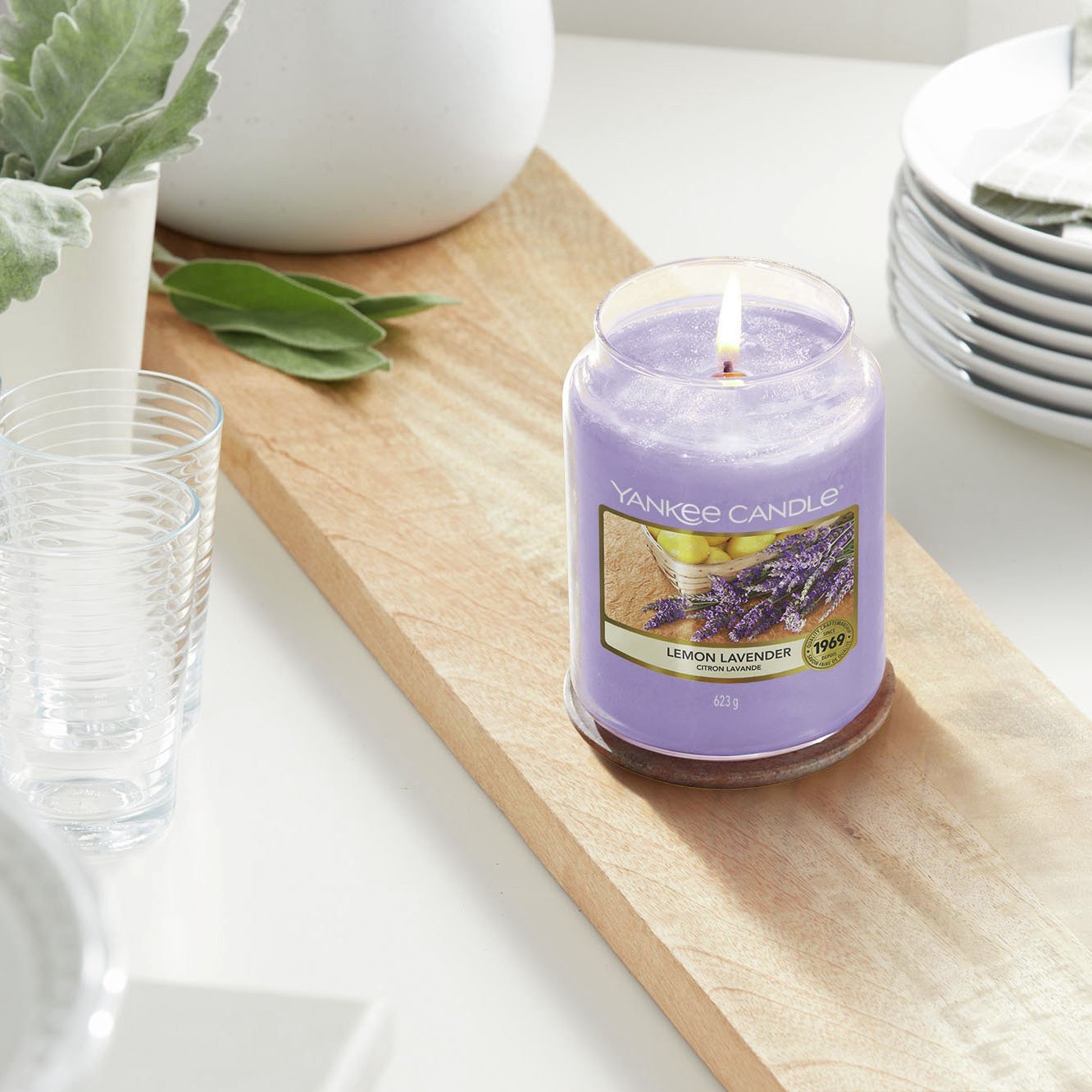 Yankee Candle Large Jar Candle - Lemon Lavender