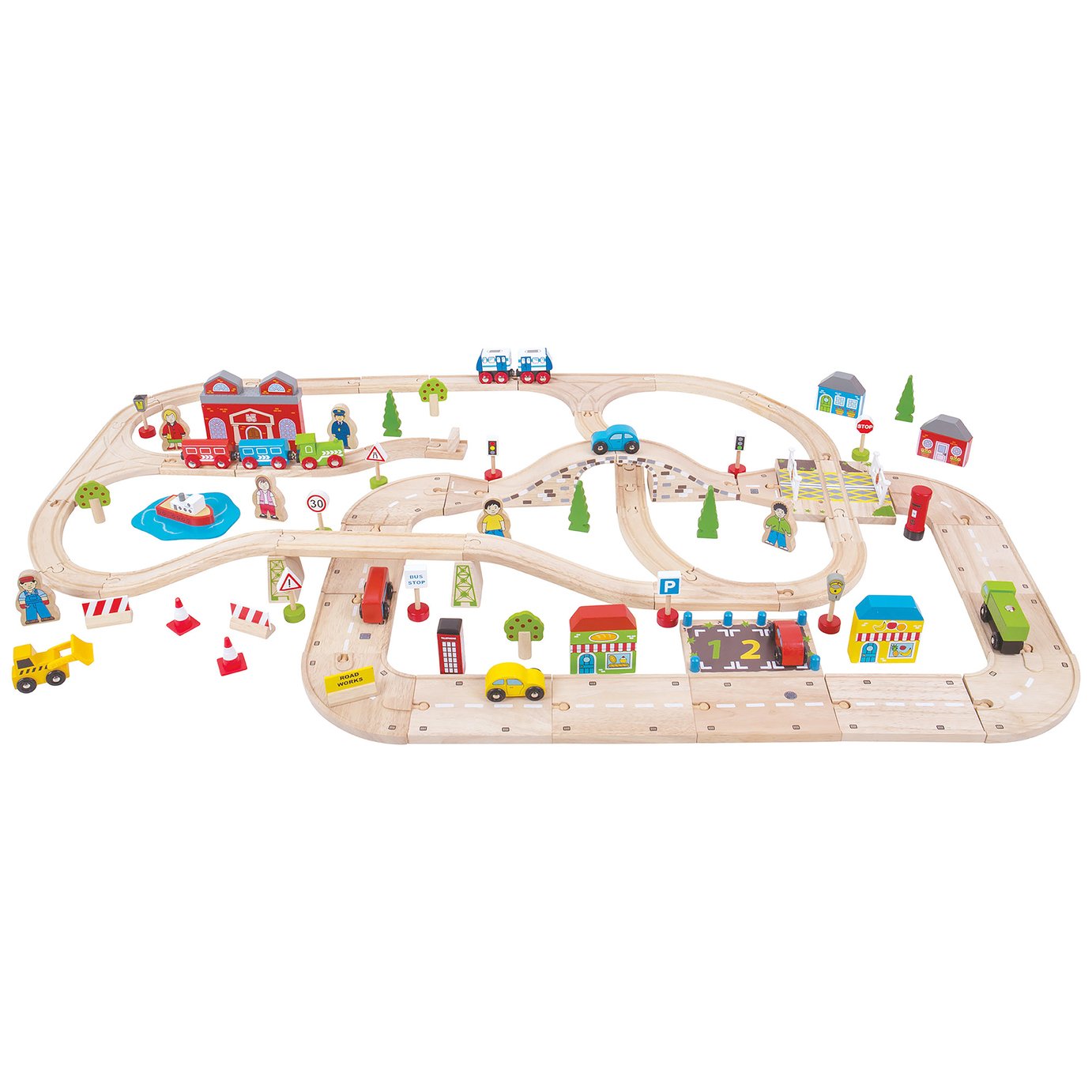 Bigjigs Rail City Road and Railway Set Review