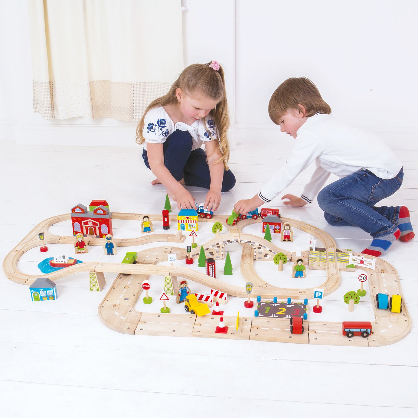 bigjigs road and rail set