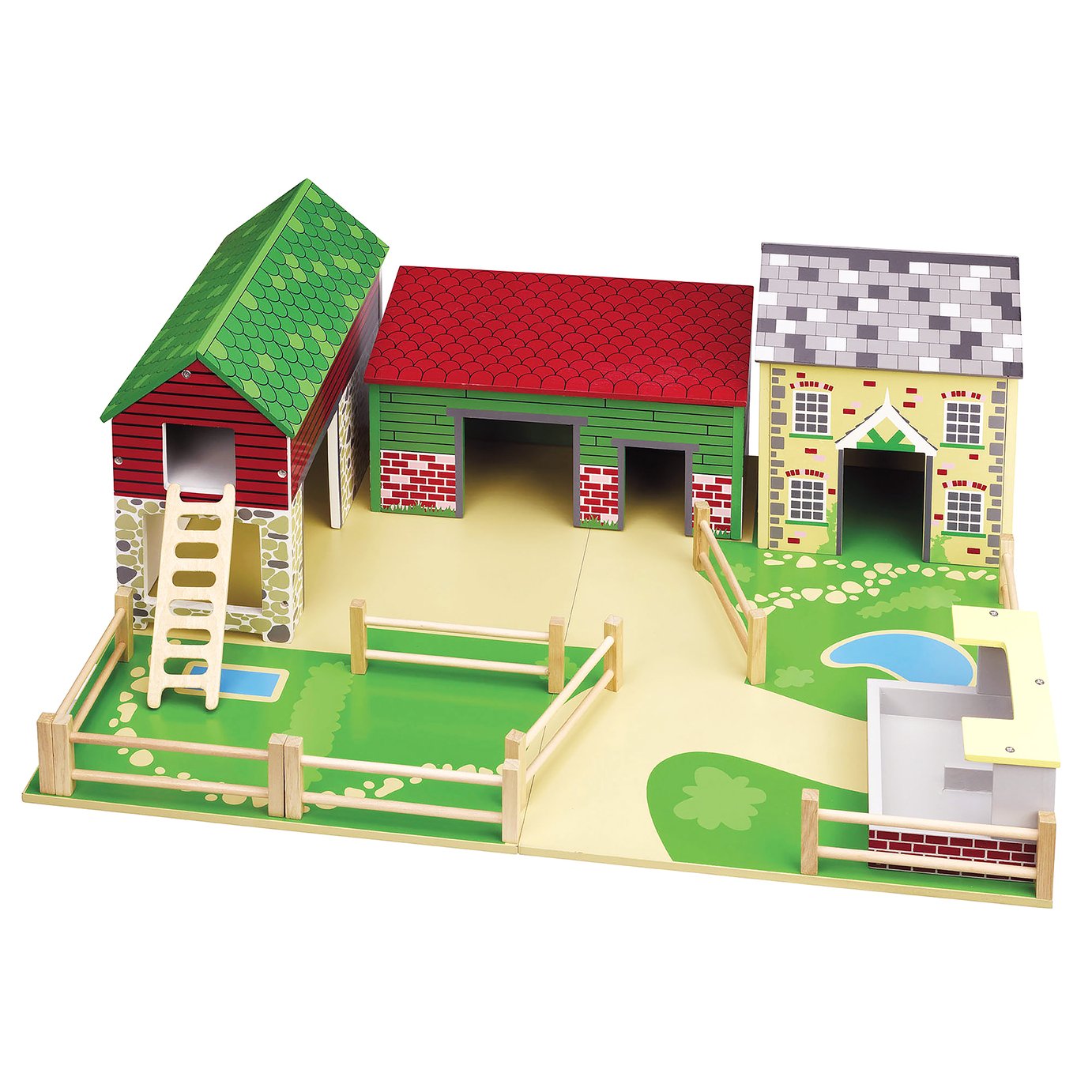 wooden farm set argos