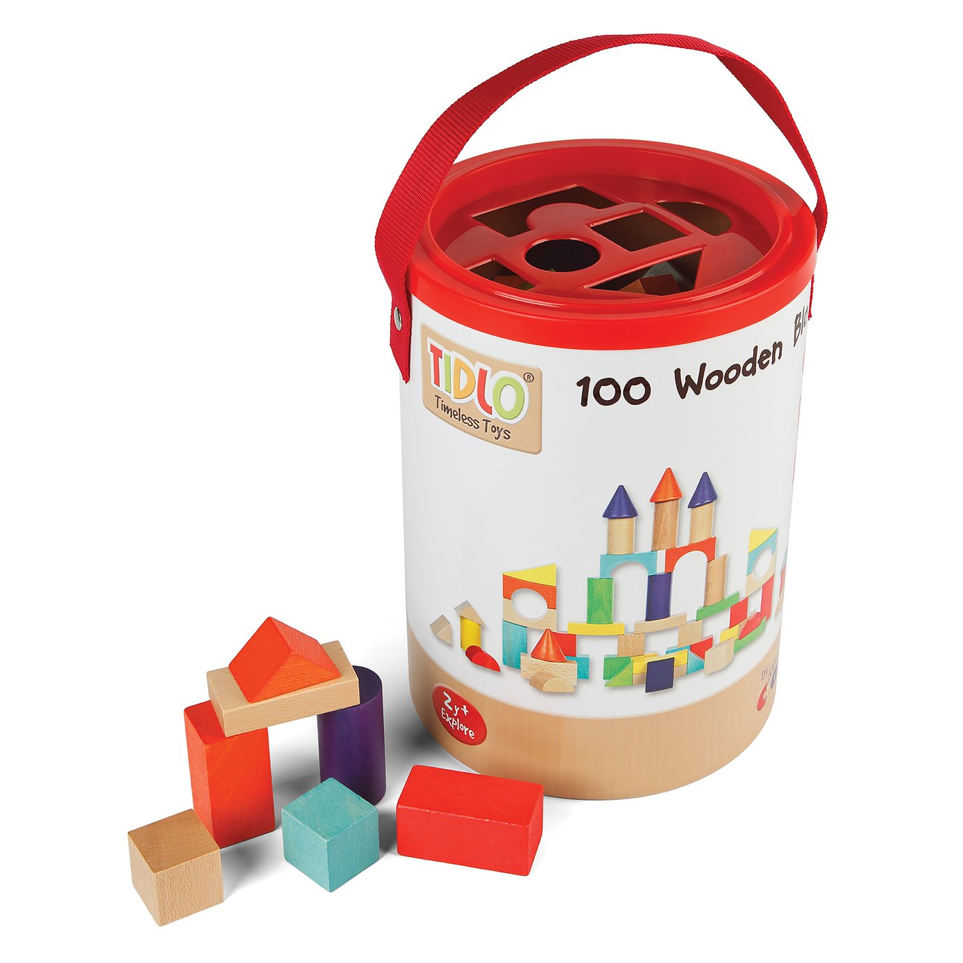 Tildo 100 Wooden Blocks