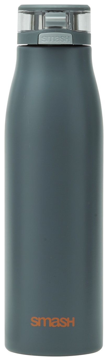 Smash Chugger Charcoal Stainless Steel Water Bottle - 690ml