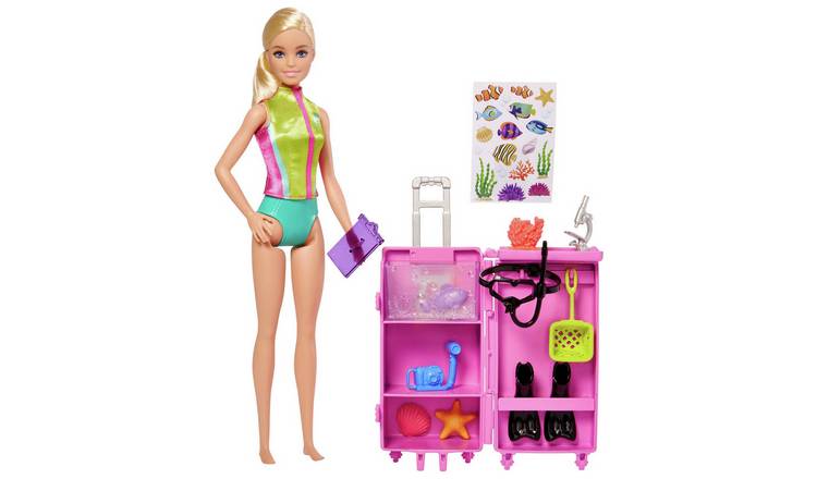 Barbie travel doll online argos