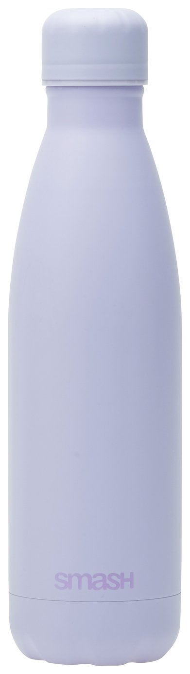 Smash Lilac Stainless Steel Water Bottle - 500ml