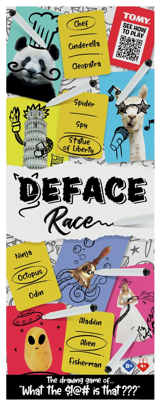 Tomy Deface Race Board Game