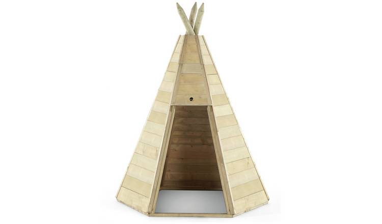 Plum Teepee Hideaway Children's Wooden Play Tent 