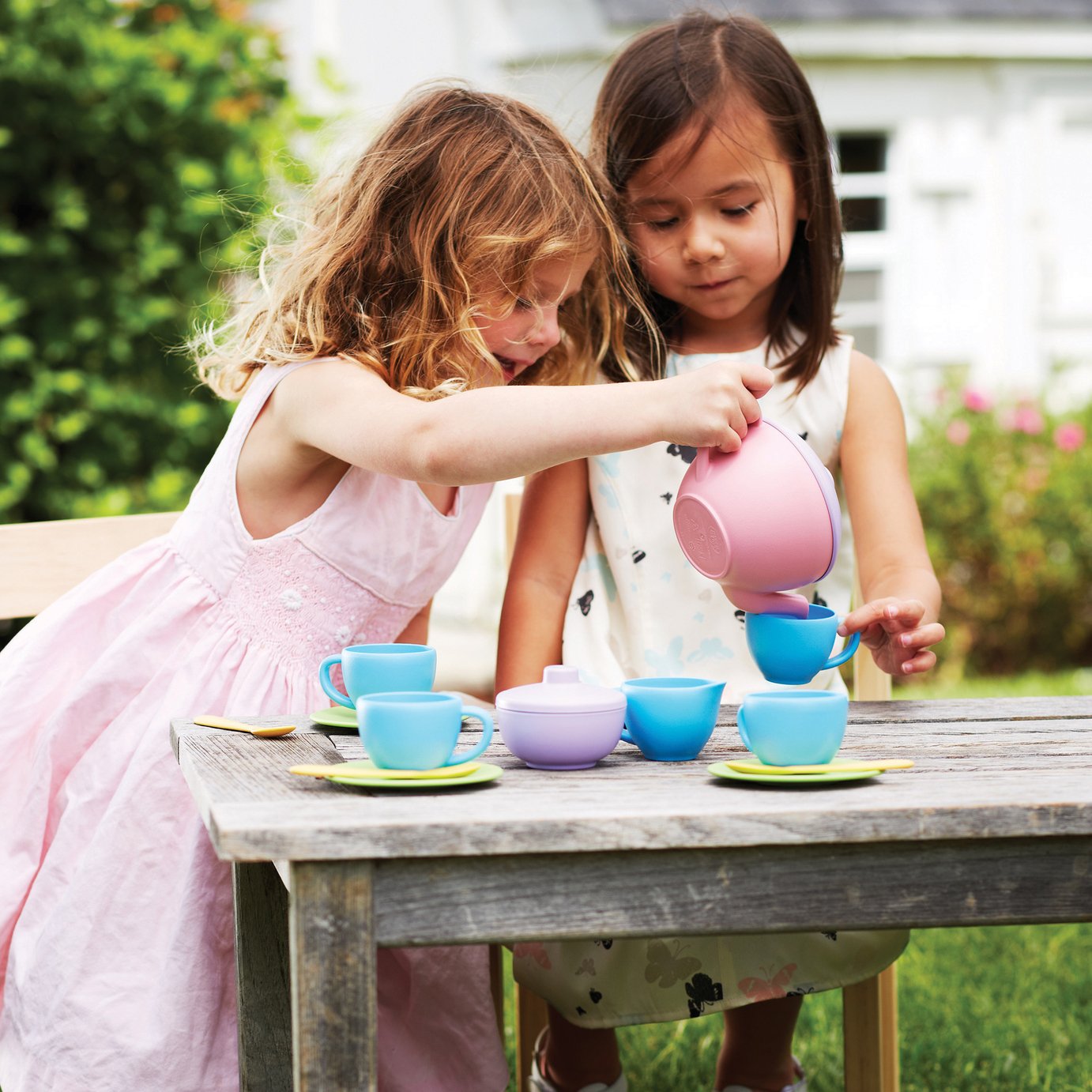 Green Toys Tea Set wit Pink Teapot Review