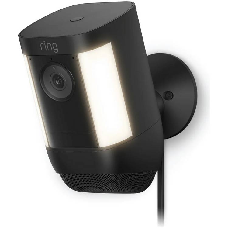 Ring Spotlight Cam Pro Plug In Security Camera - Black 0
